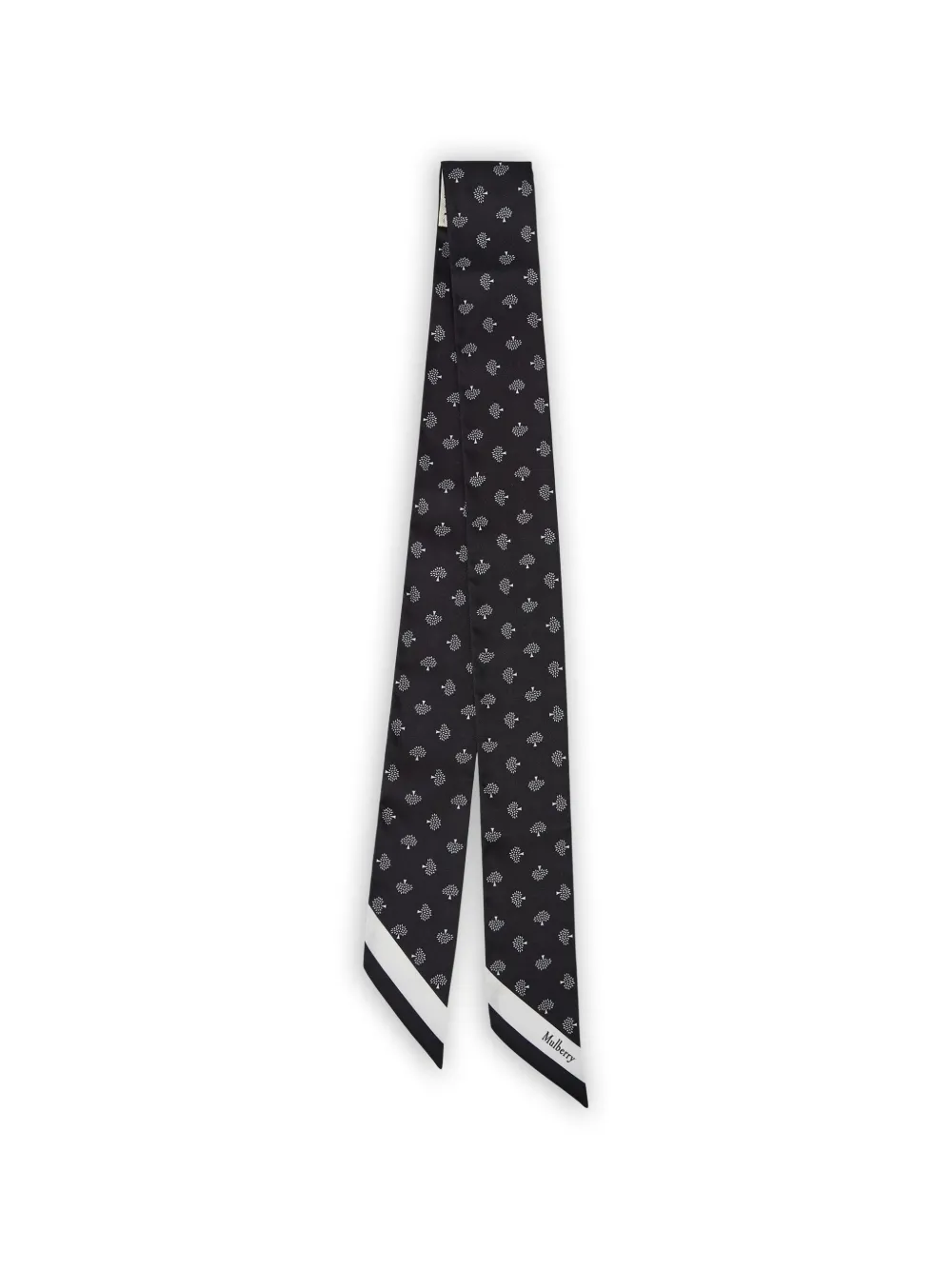 Mulberry Mulberry Tree skinny scarf - Schwarz