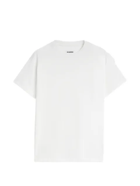 Jil Sander Kit 3 camisetas com monograma bordado
