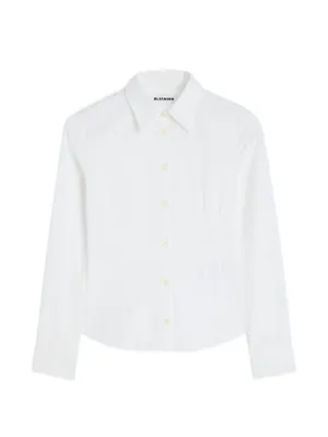 JIL SANDER バンドカラーシャツ ホワイト　37 Jil Sander ボタン シャツ | ホワイト | FARFETCH JP