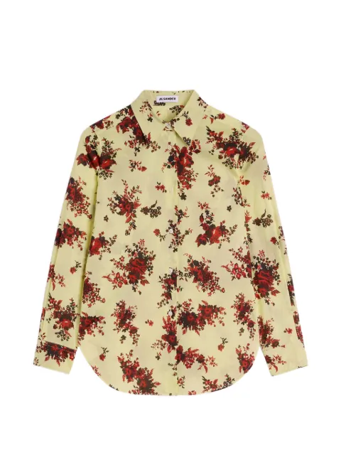 Jil Sander cotton muslin printed shirt