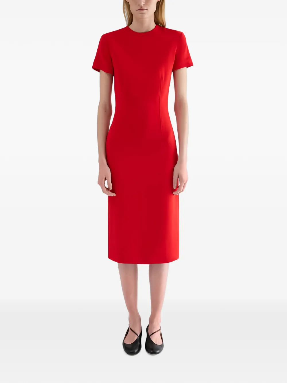 Jil Sander Abito girocollo - Rosso