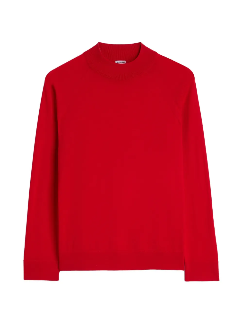 Jil Sander mock-neck sweater - Red