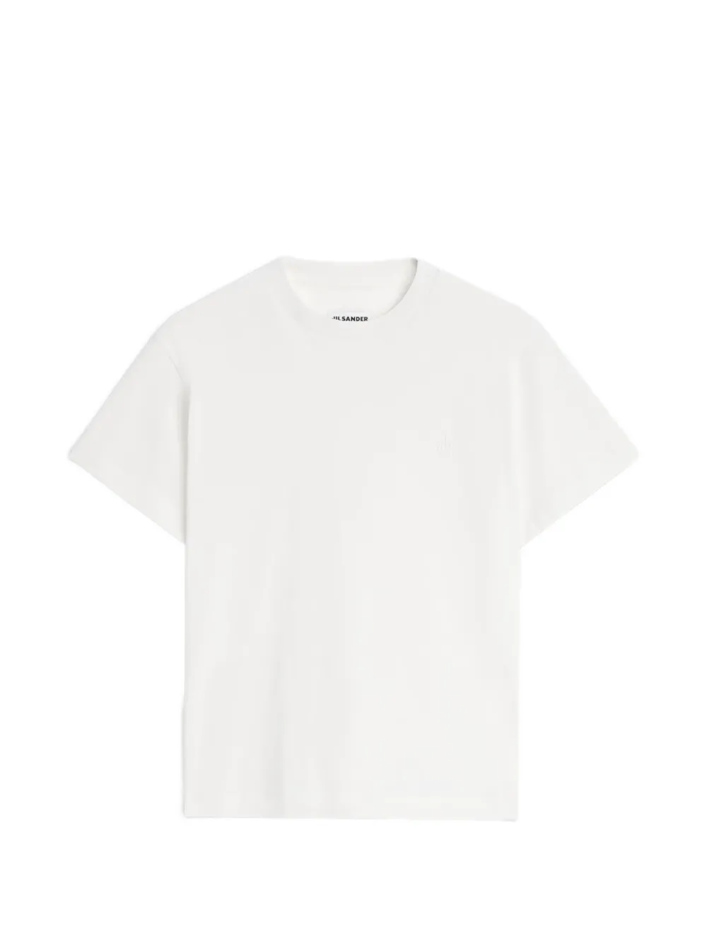 Jil Sander T-shirts met logoprint (set van drie) Wit