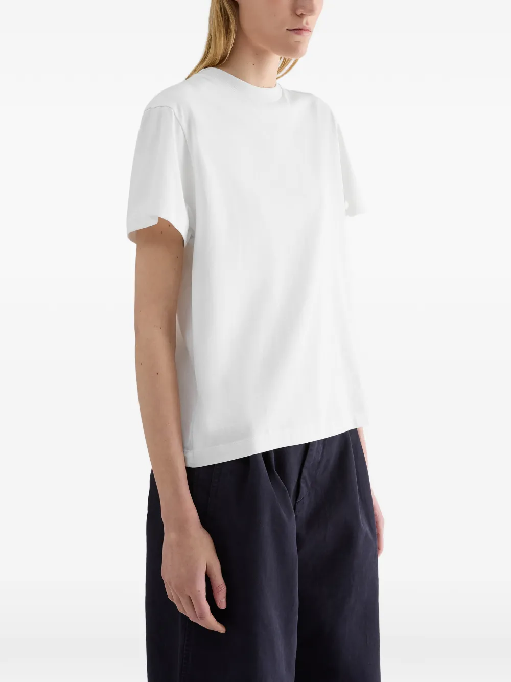 Jil Sander T-shirts met logoprint (set van drie) Wit