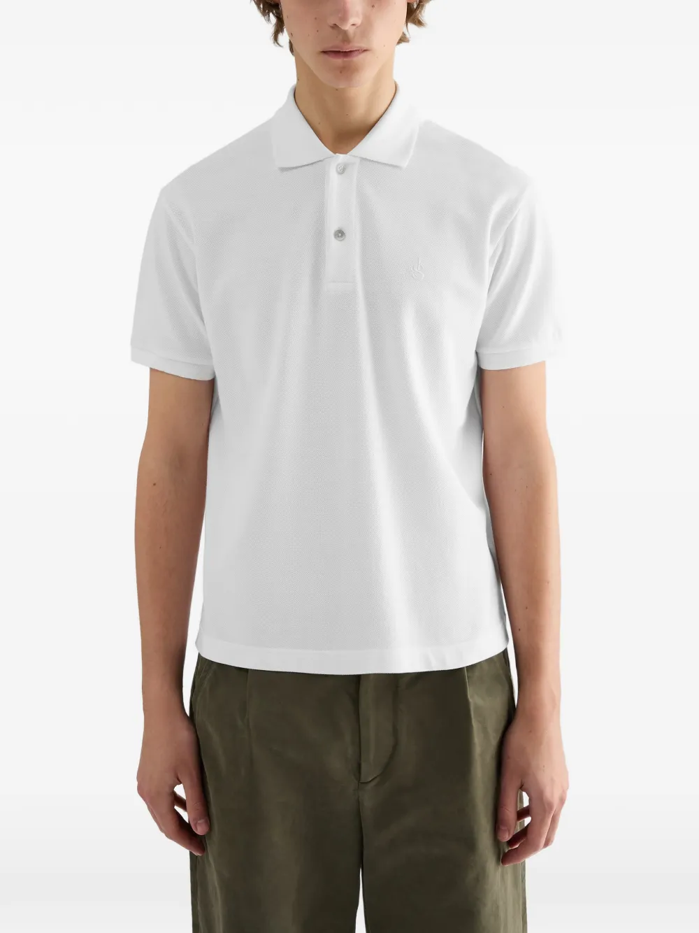 Jil Sander Poloshirt met korte mouwen Wit