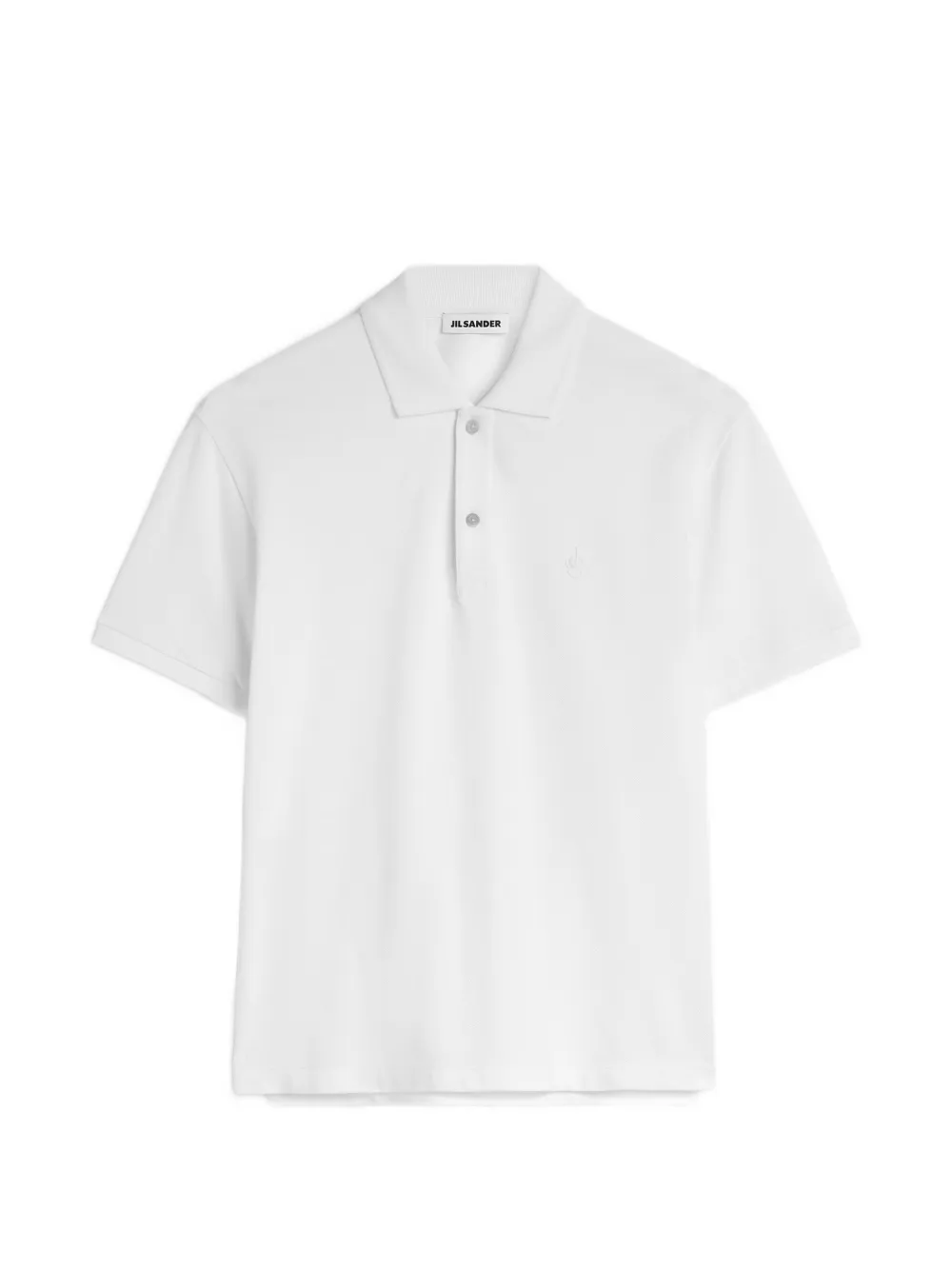 Jil Sander Poloshirt mit kurzen Ärmeln - Weiß
