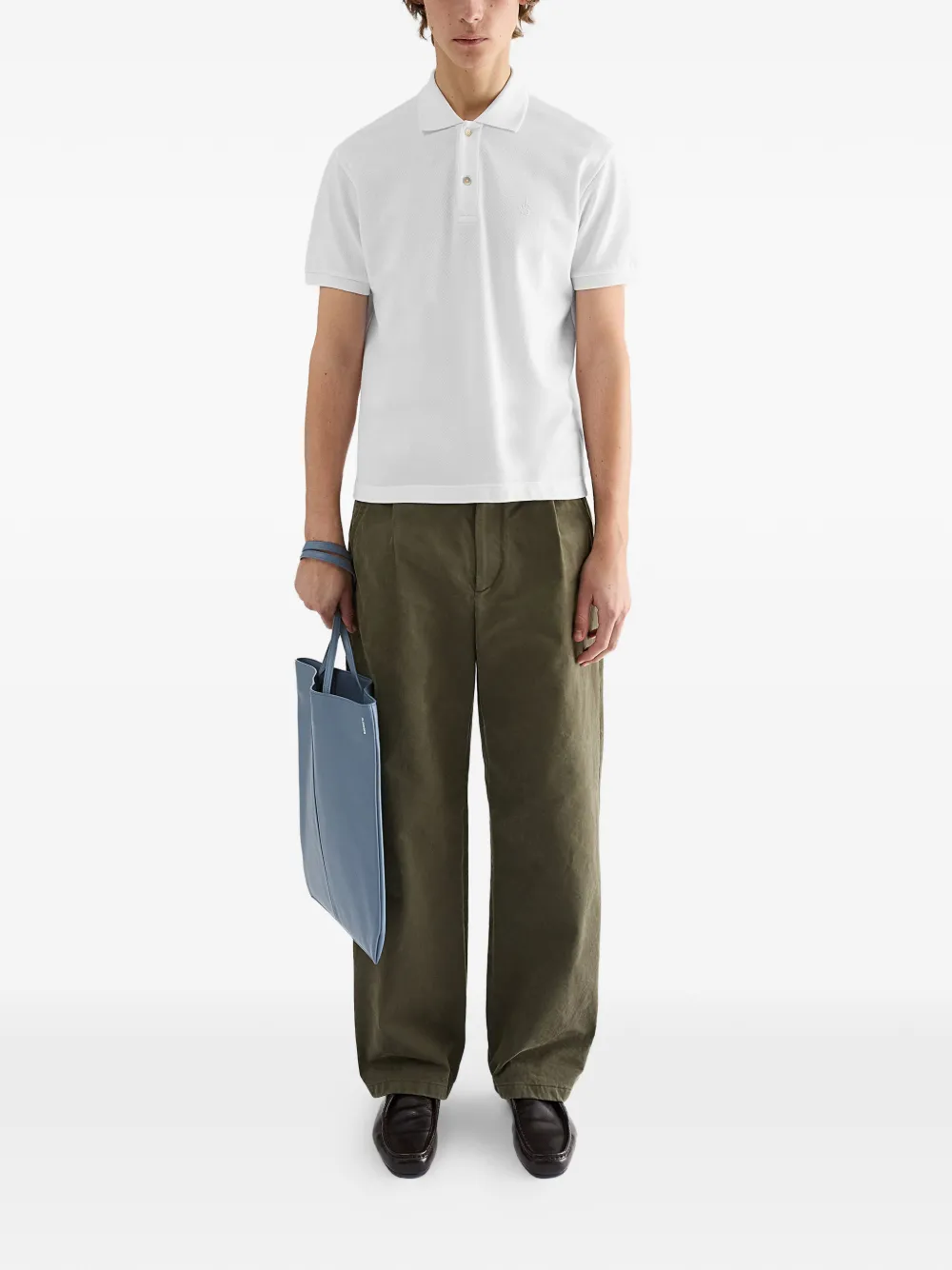 Jil Sander Poloshirt met korte mouwen Wit