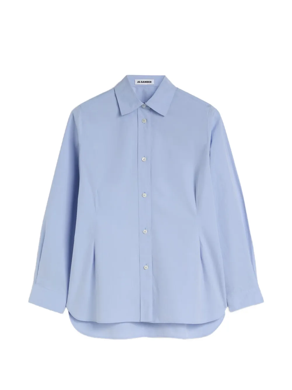 Jil Sander Camicia con vita plissettata - Blu