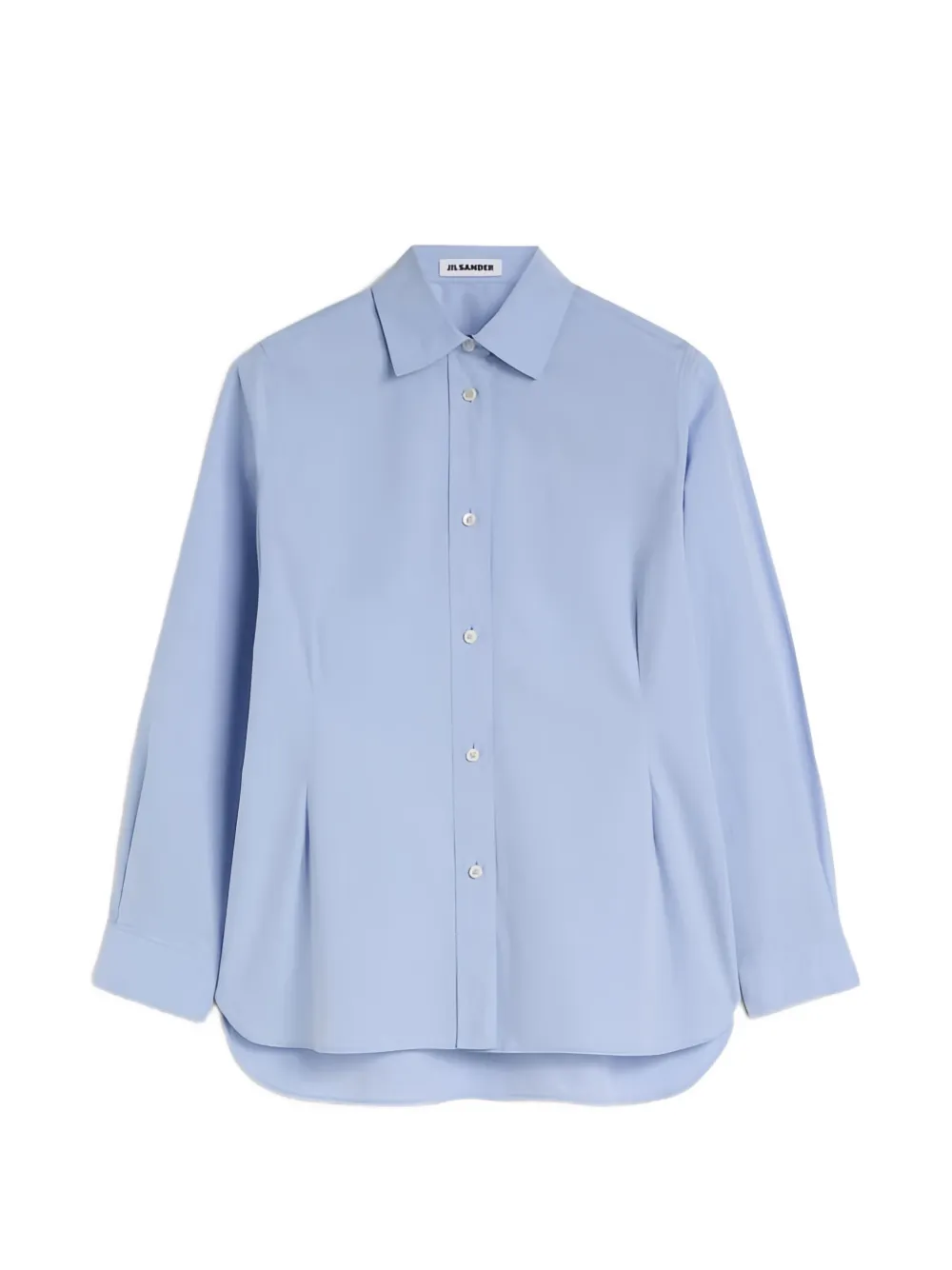 Jil Sander Camicia con vita plissettata - Blu