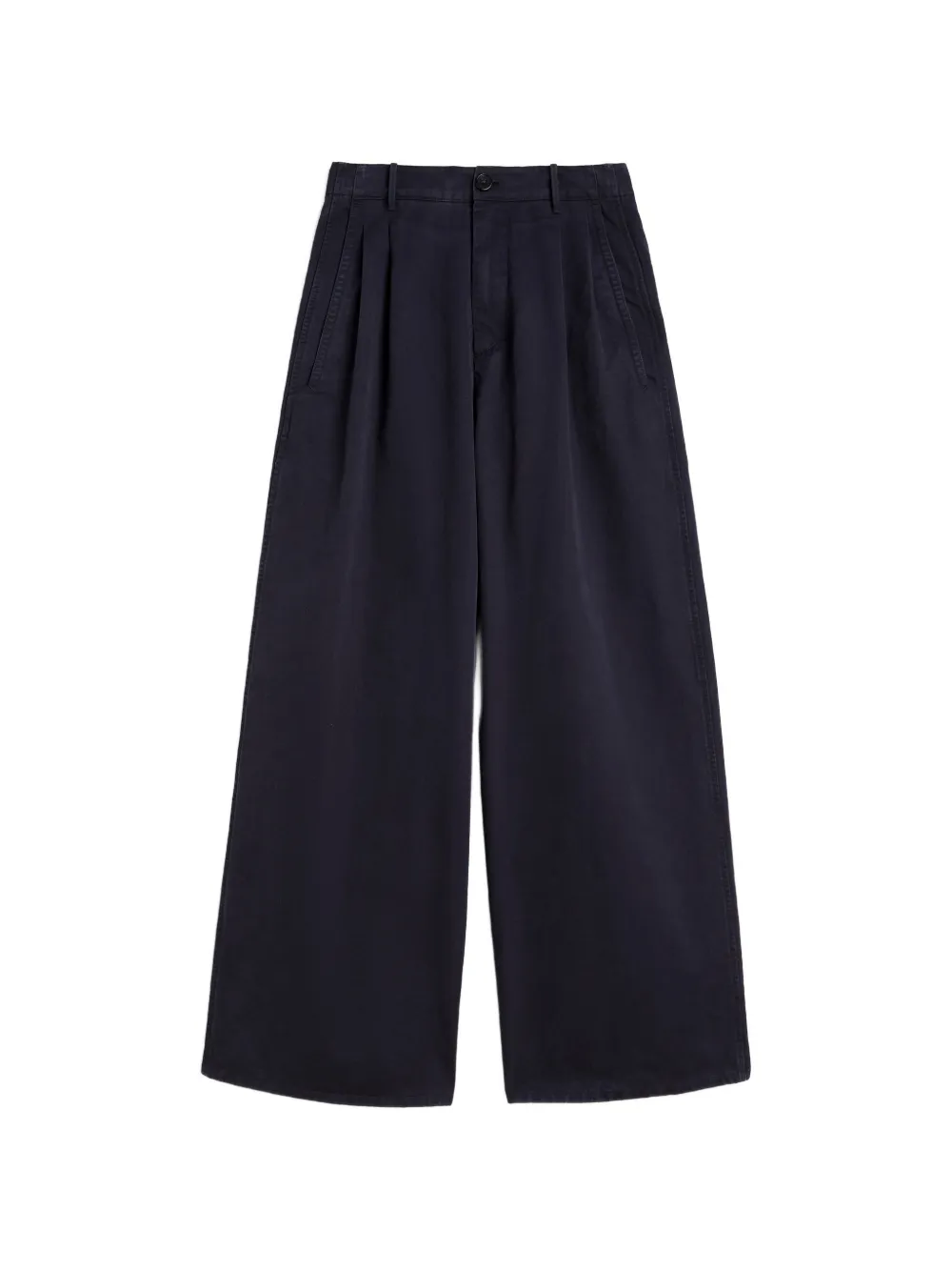 Jil Sander pleated palazzo pants - Blue