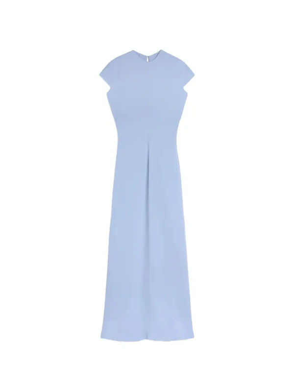 Jil Sander cut-out Satin Dress | Blue