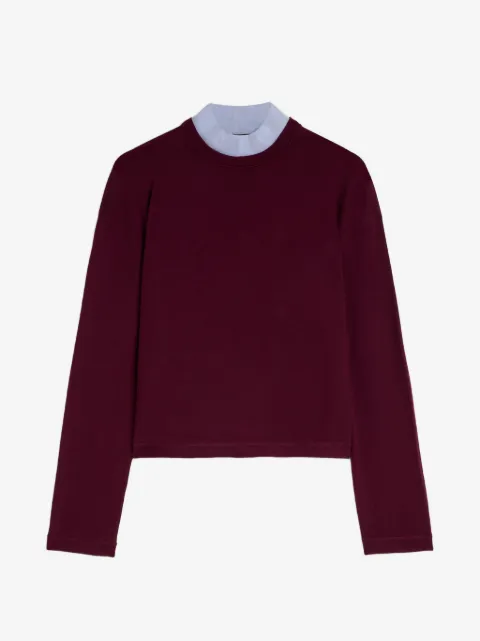 Jil Sander cropped mock-neck sweater