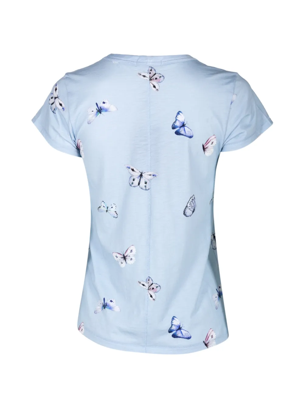  Rag & Bone Camiseta Con Mariposa Estampada - Azul 