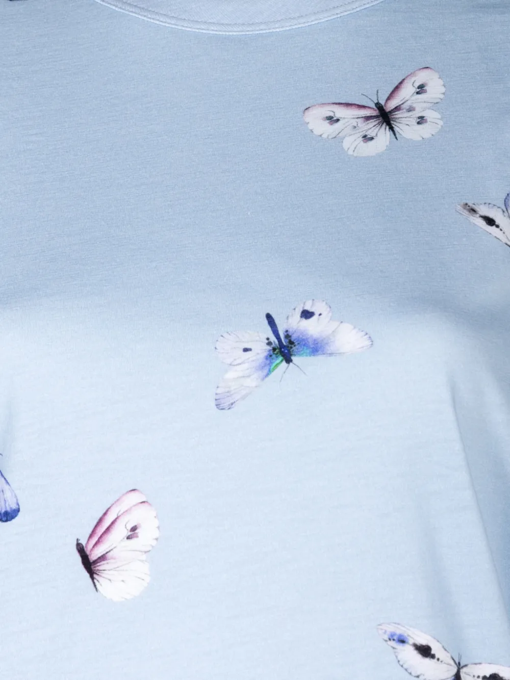  Rag & Bone Camiseta Con Mariposa Estampada - Azul 