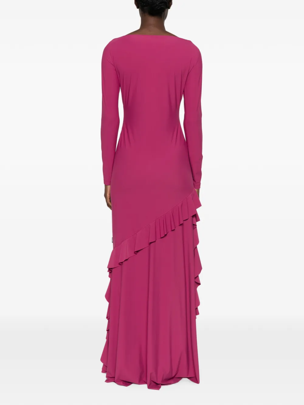 Love Moschino Asymmetrische jurk met ruches Roze