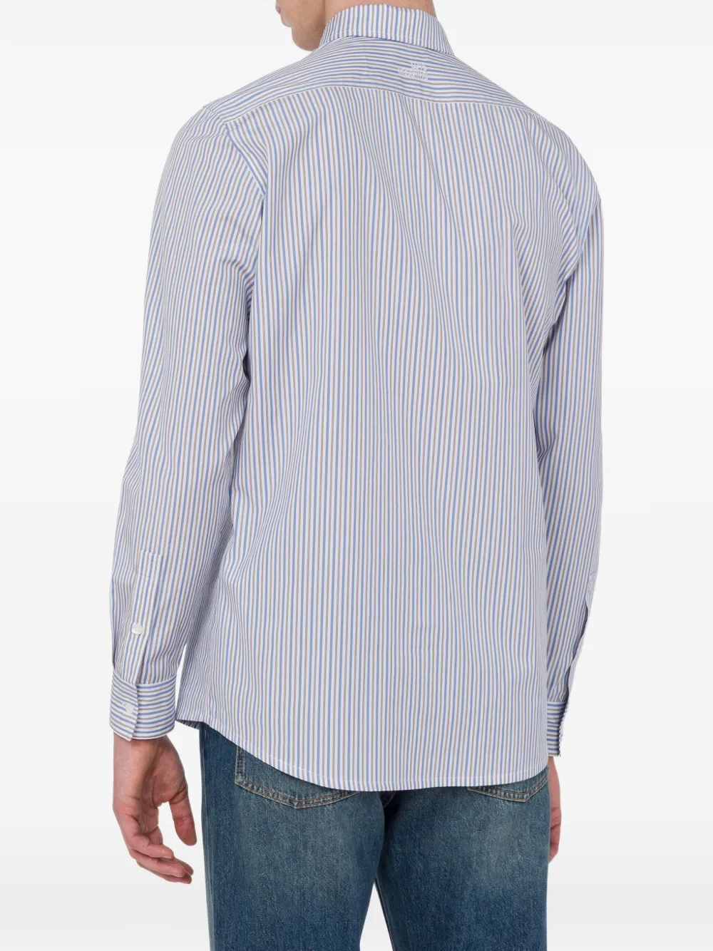 Love Moschino Gestreept overhemd Blauw