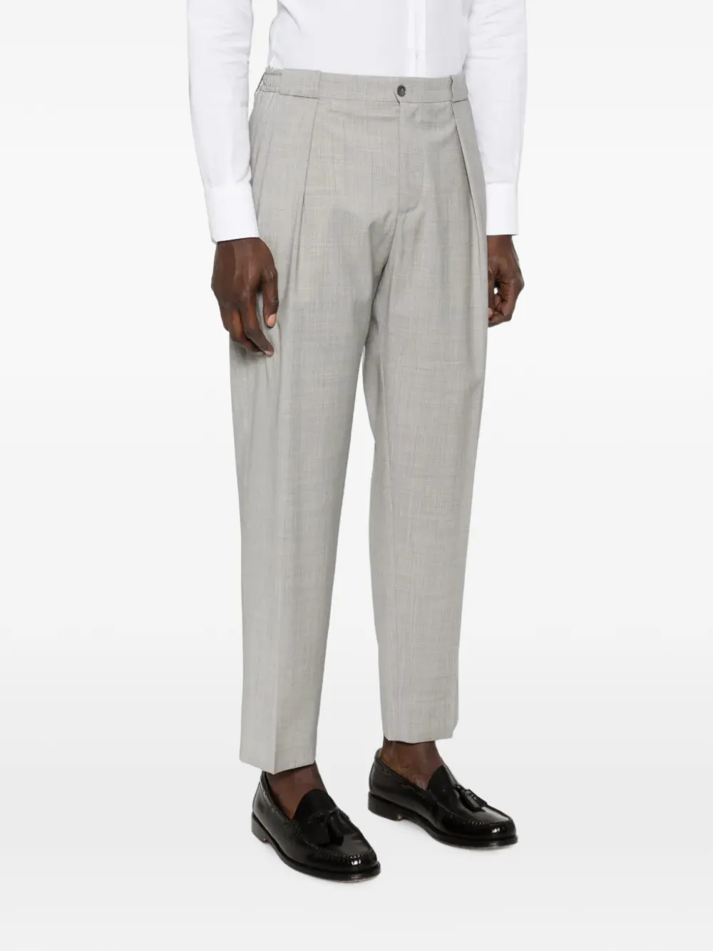 Briglia 1949 Portobello pantalon met elastische taille Grijs