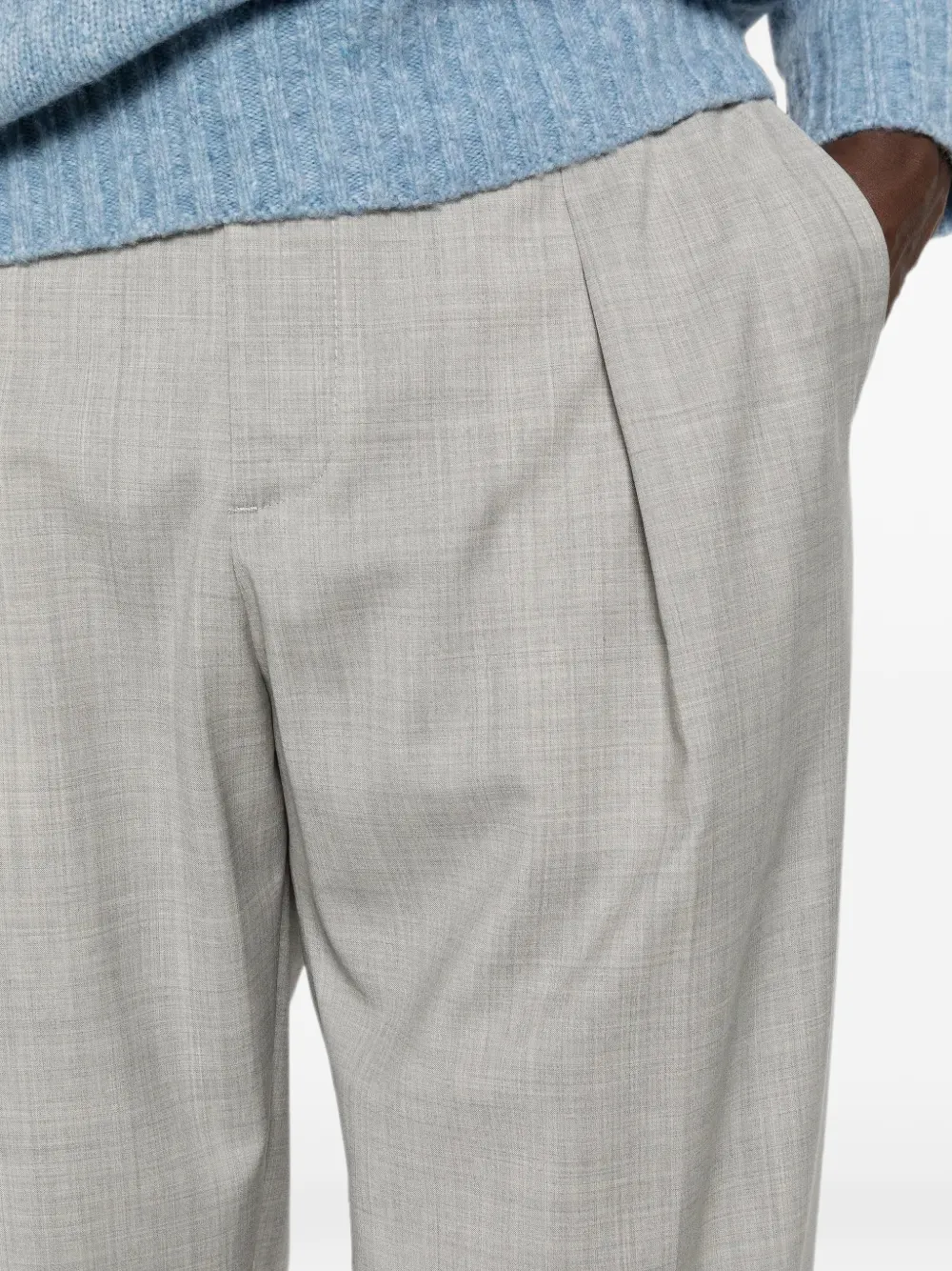 Briglia 1949 Portobello pantalon met elastische taille Grijs