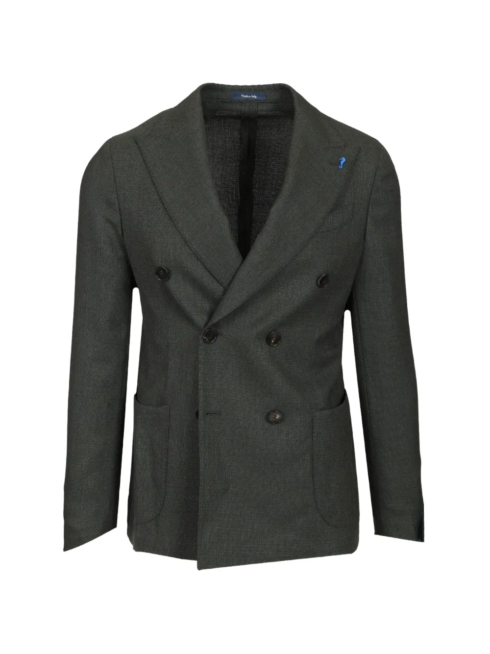 Guarinucci double-breasted peak-lapel blazer - Green