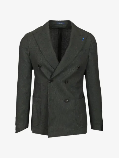 Guarinucci double-breasted peak-lapel blazer