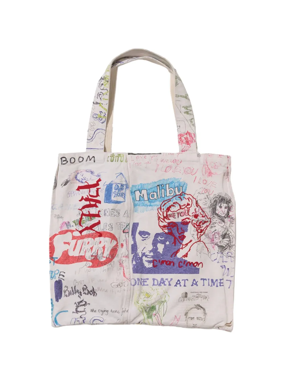 Paly large All Of Me tote bag - Bianco