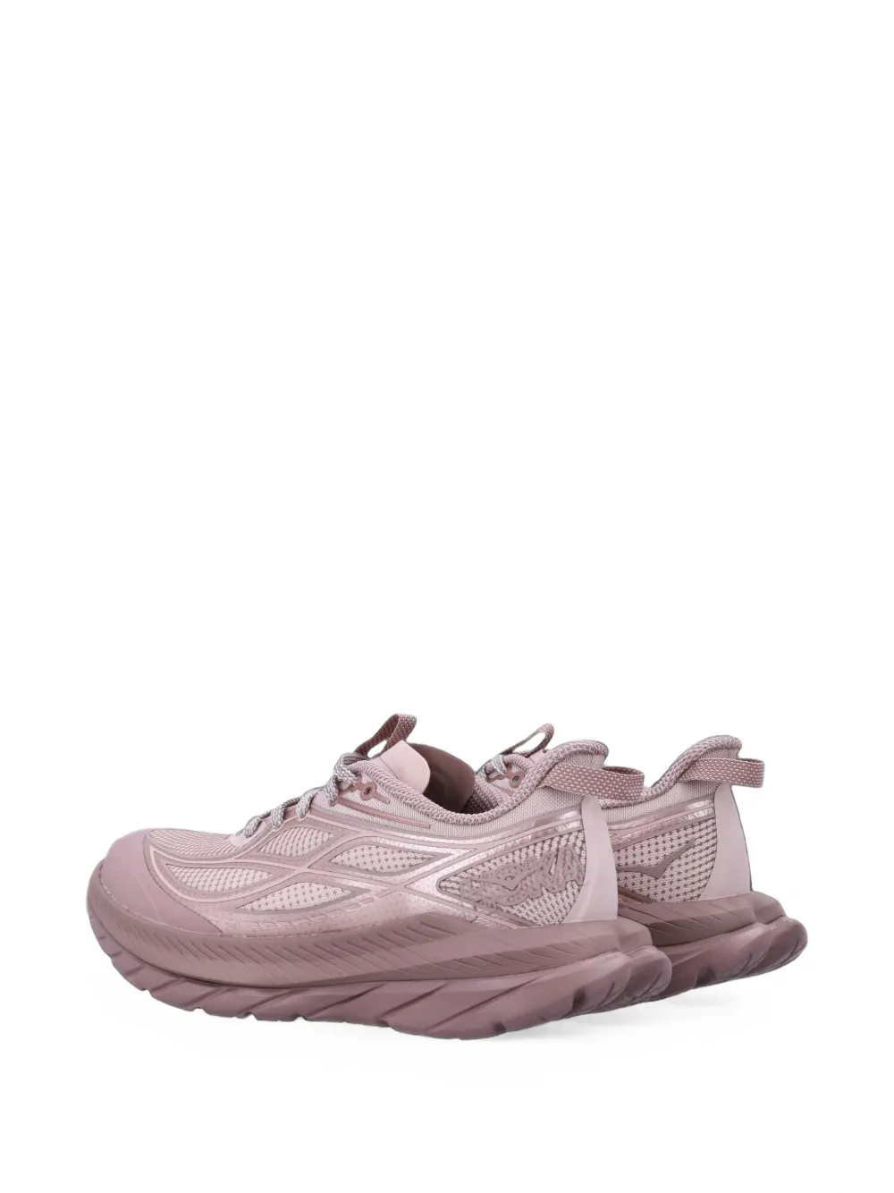 HOKA Mach Remastered Aura mesh-panelled chunky-sole sneakers Roze