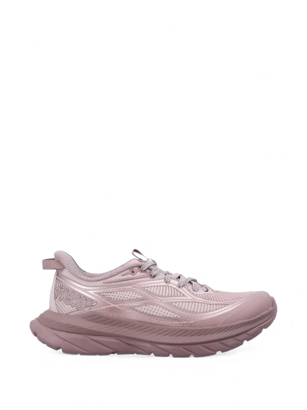HOKA Mach Remastered Aura mesh-panelled chunky-sole sneakers - Rosa