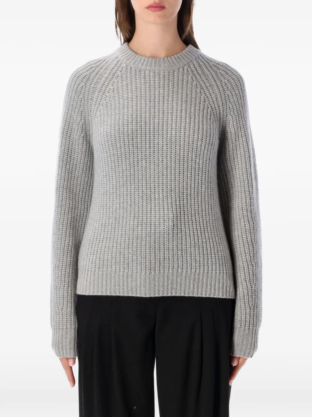 Lisa Yang Miki ribbed-knit raglan-sleeve sweater