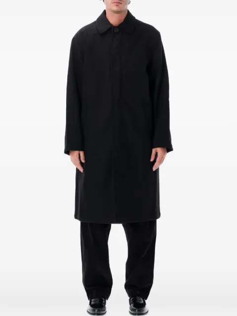 Universal Works Mac mowbray single-breasted concealed-fastening coat