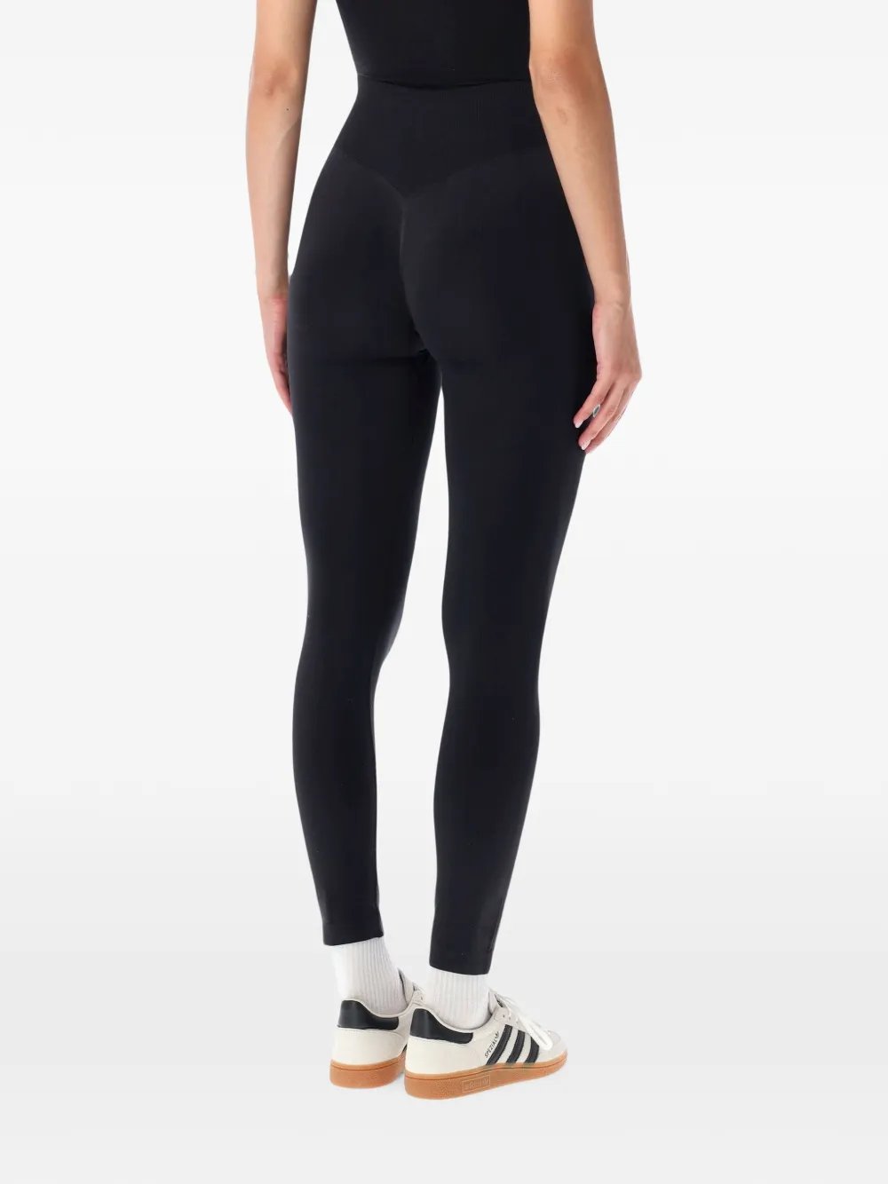 adidas Legging met logoprint Zwart