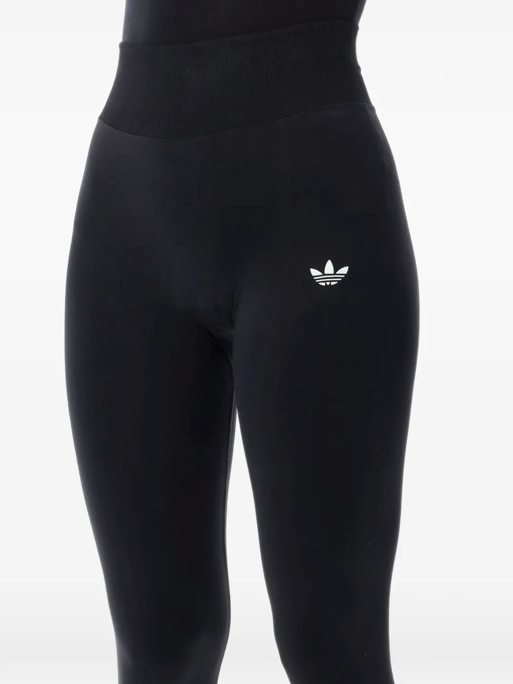 adidas Legging met logoprint Zwart