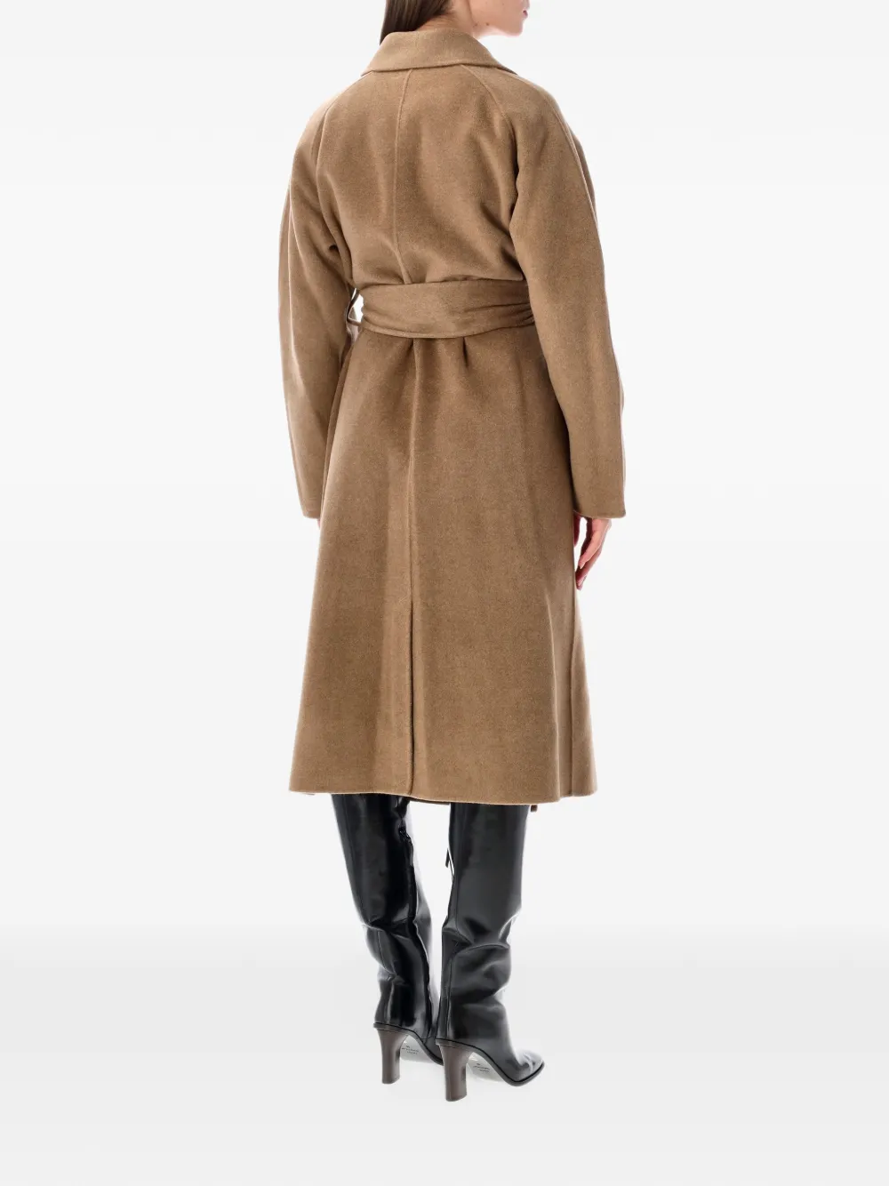 Soeur Harvard belted coat Beige
