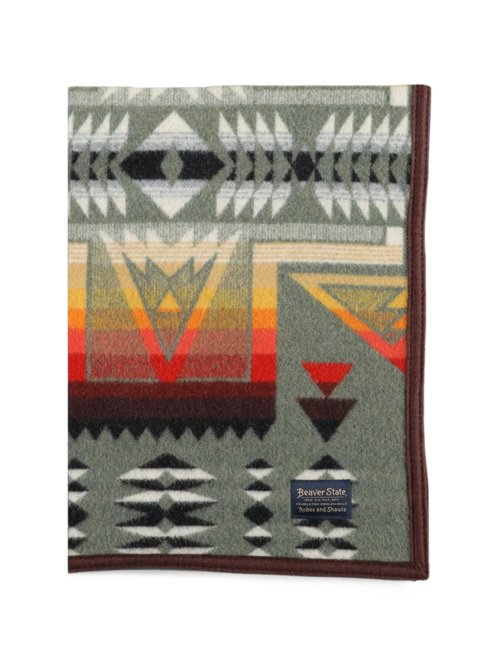 Pendleton Geometric-pattern Blanket In Multi
