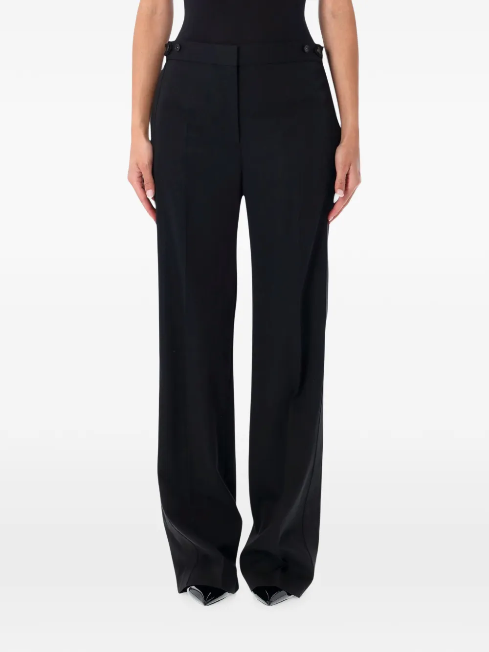Stella McCartney button-detail tailored trousers - Nero