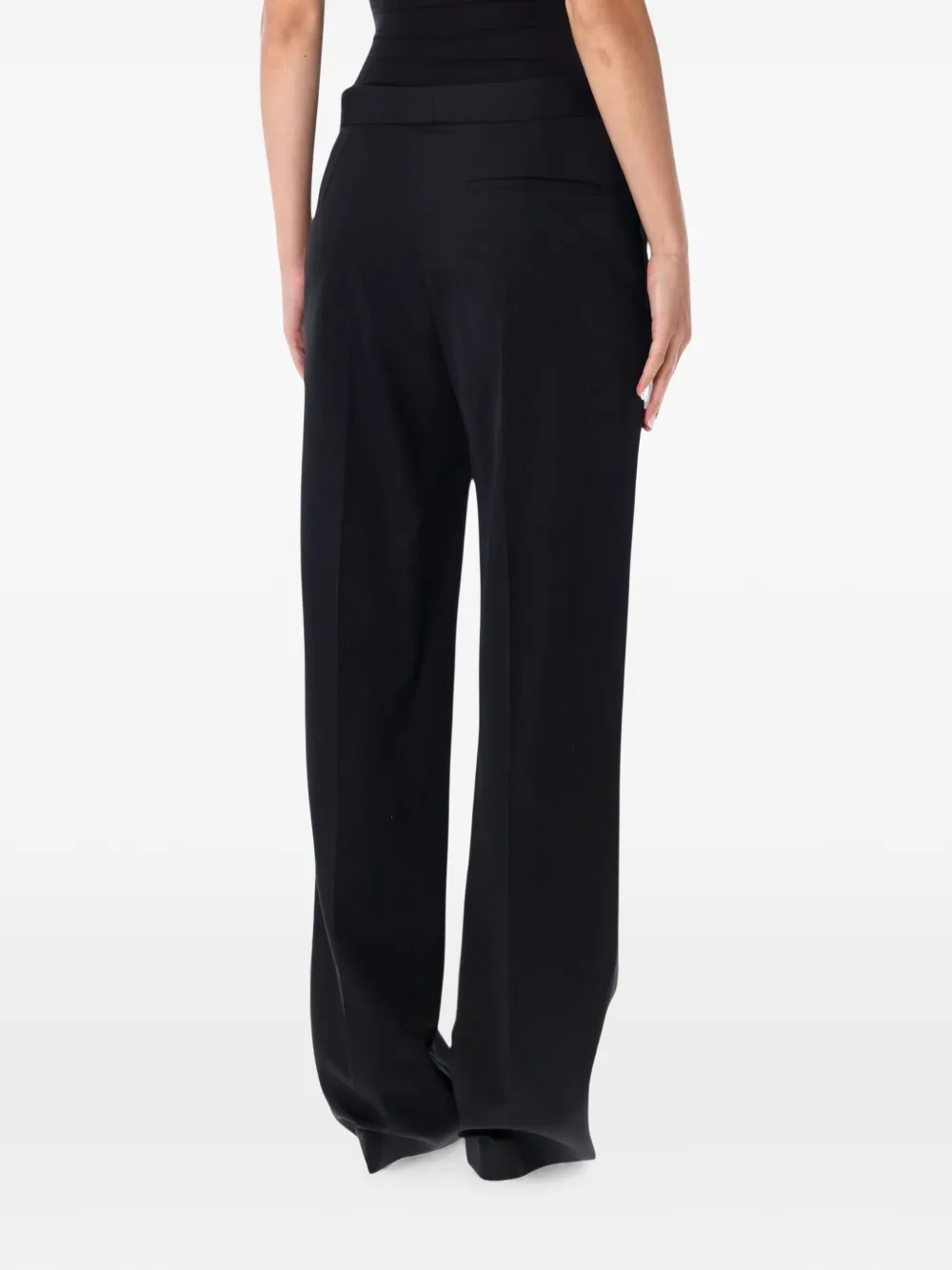 Stella McCartney Broek met knoop Zwart