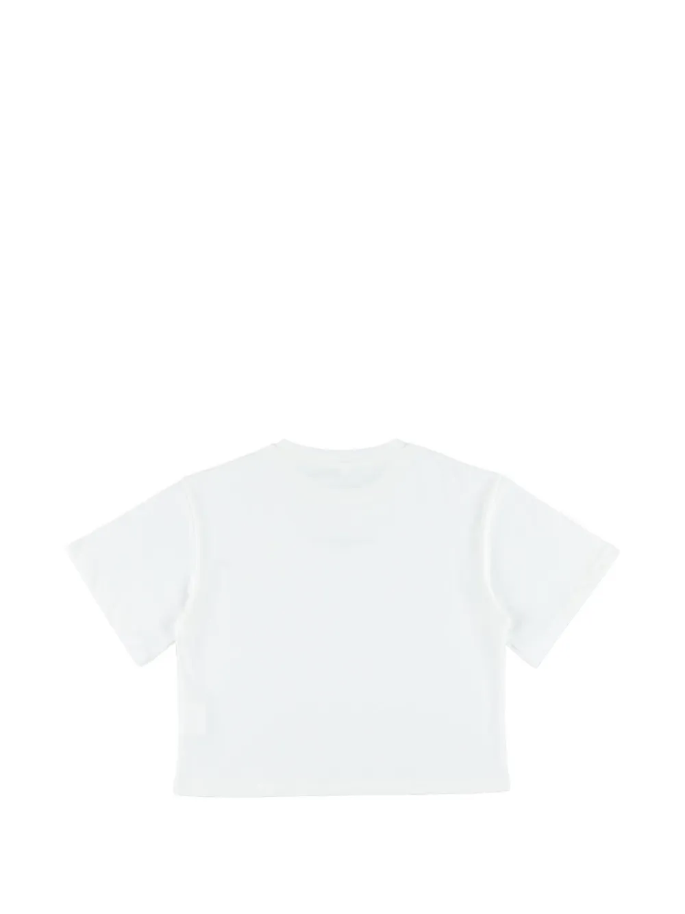 Stella McCartney Kids T-shirt met logoprint Wit