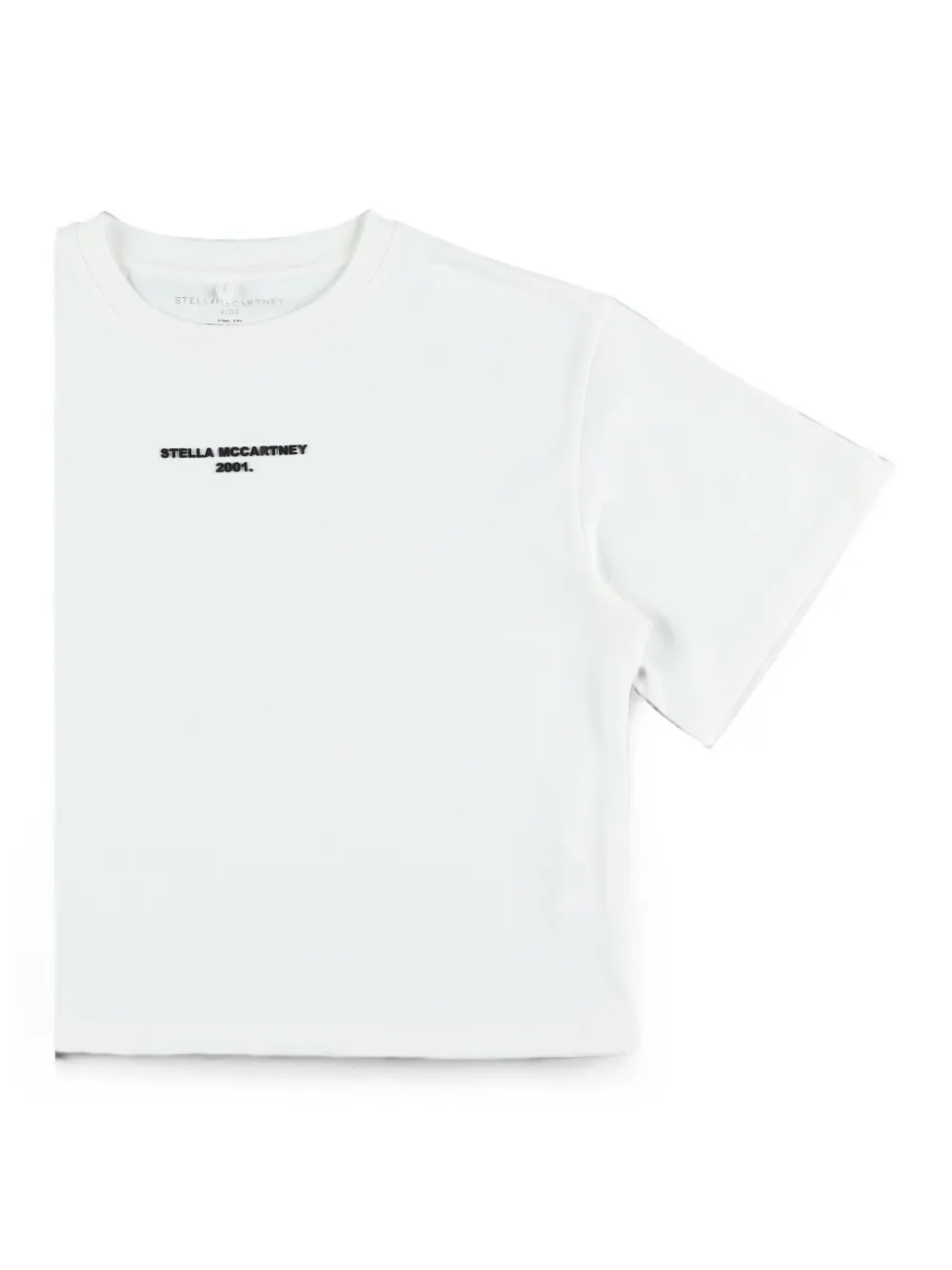 Stella McCartney Kids T-shirt met logoprint Wit