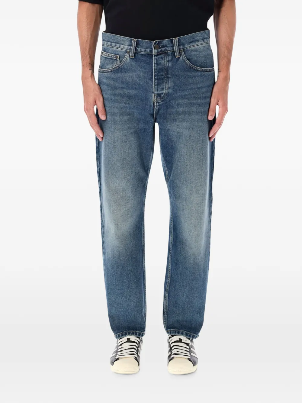 Carhartt WIP Jeans Newel con applicazione logo - Blu