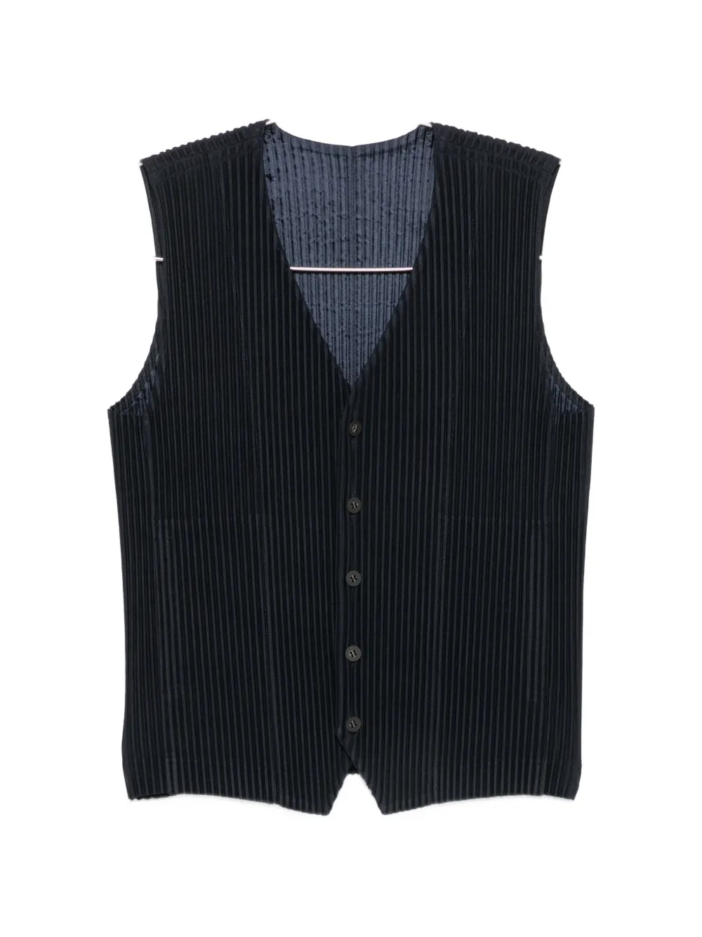 Homme Plissé Issey Miyake pleated sweater - Nero