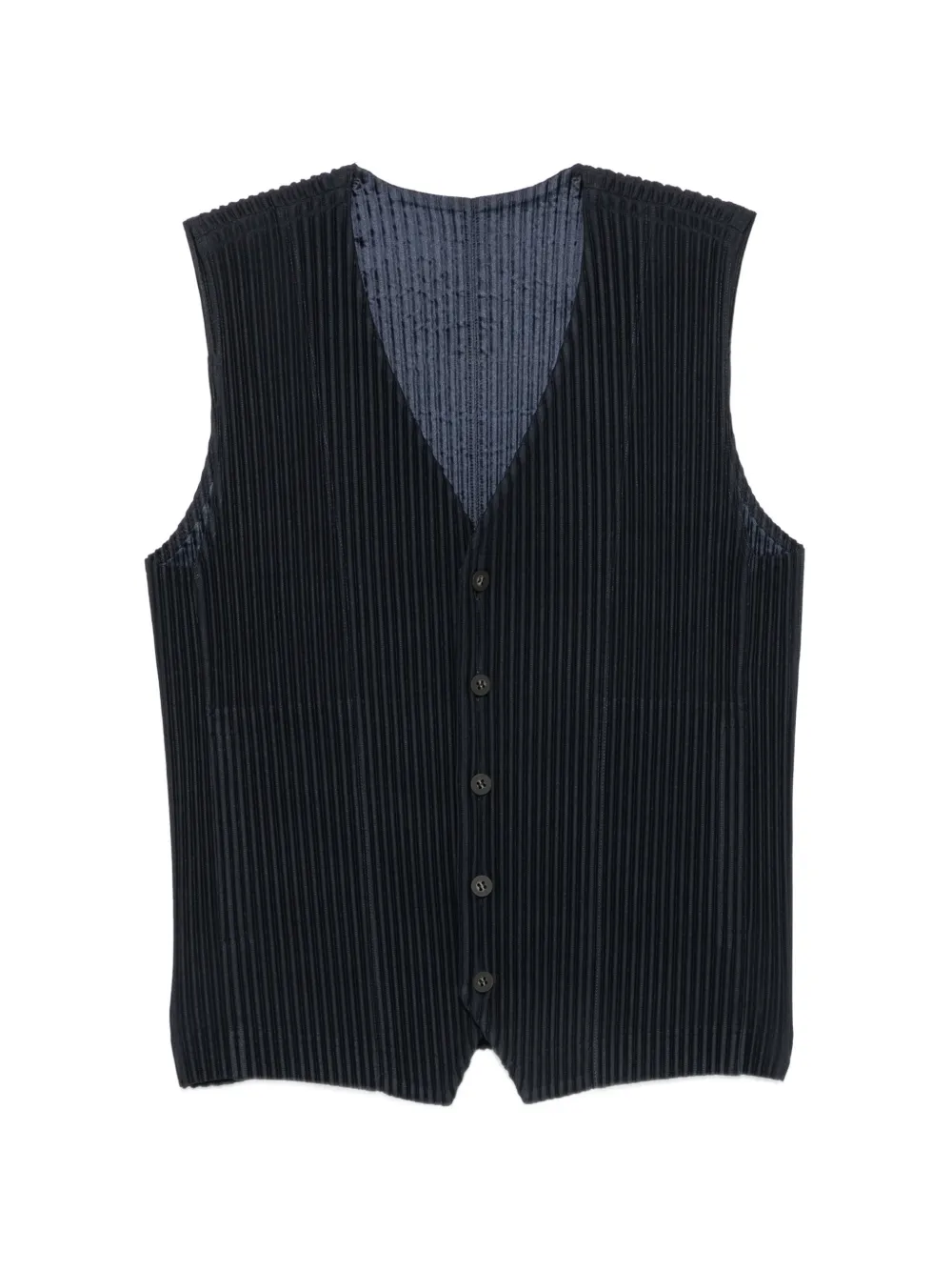 Homme Plissé Issey Miyake pleated sweater - Nero