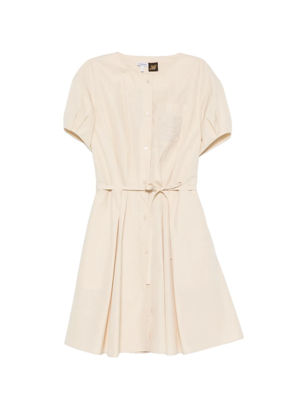 LOEWE Anagram-detail mini dress - Toni neutri