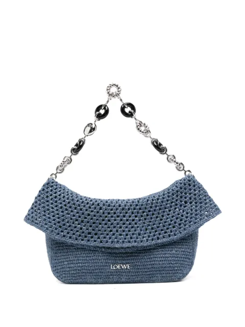 LOEWE Paula's Ibiza crochet chain-link shoulder bag