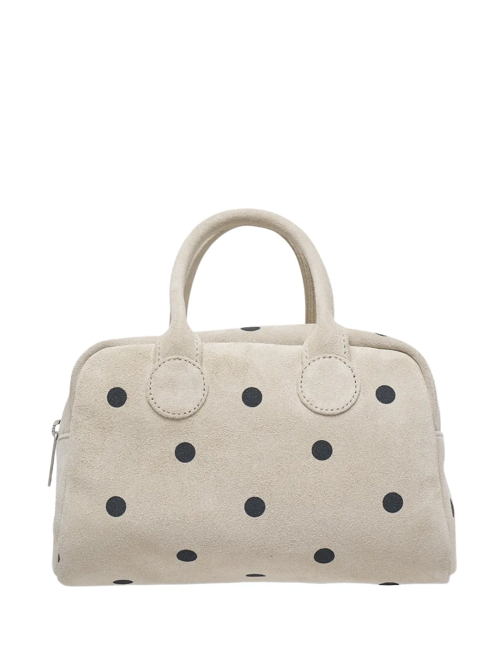 Marge Sherwood small Boat Shopper polka-dot leather tote bag - Nude