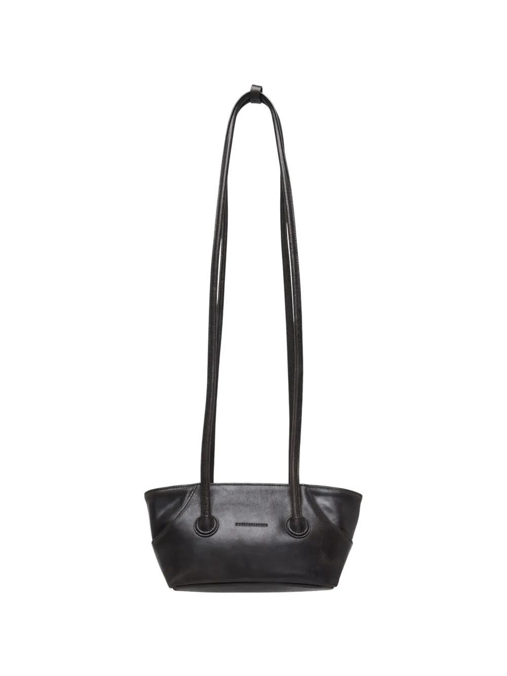 Marge Sherwood small Boat Shopper leather shoulder bag - Marrone