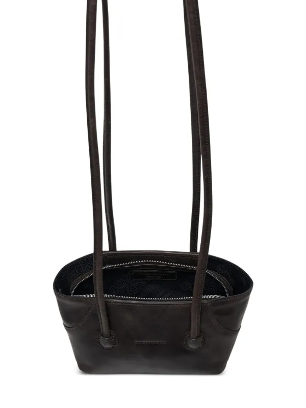 Marge Sherwood スモール Boat Shopper レザーショルダーバッグ 
