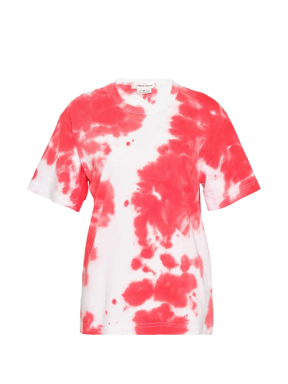 Comme Des Garçons tie-dye cotton T-shirt - Rosso