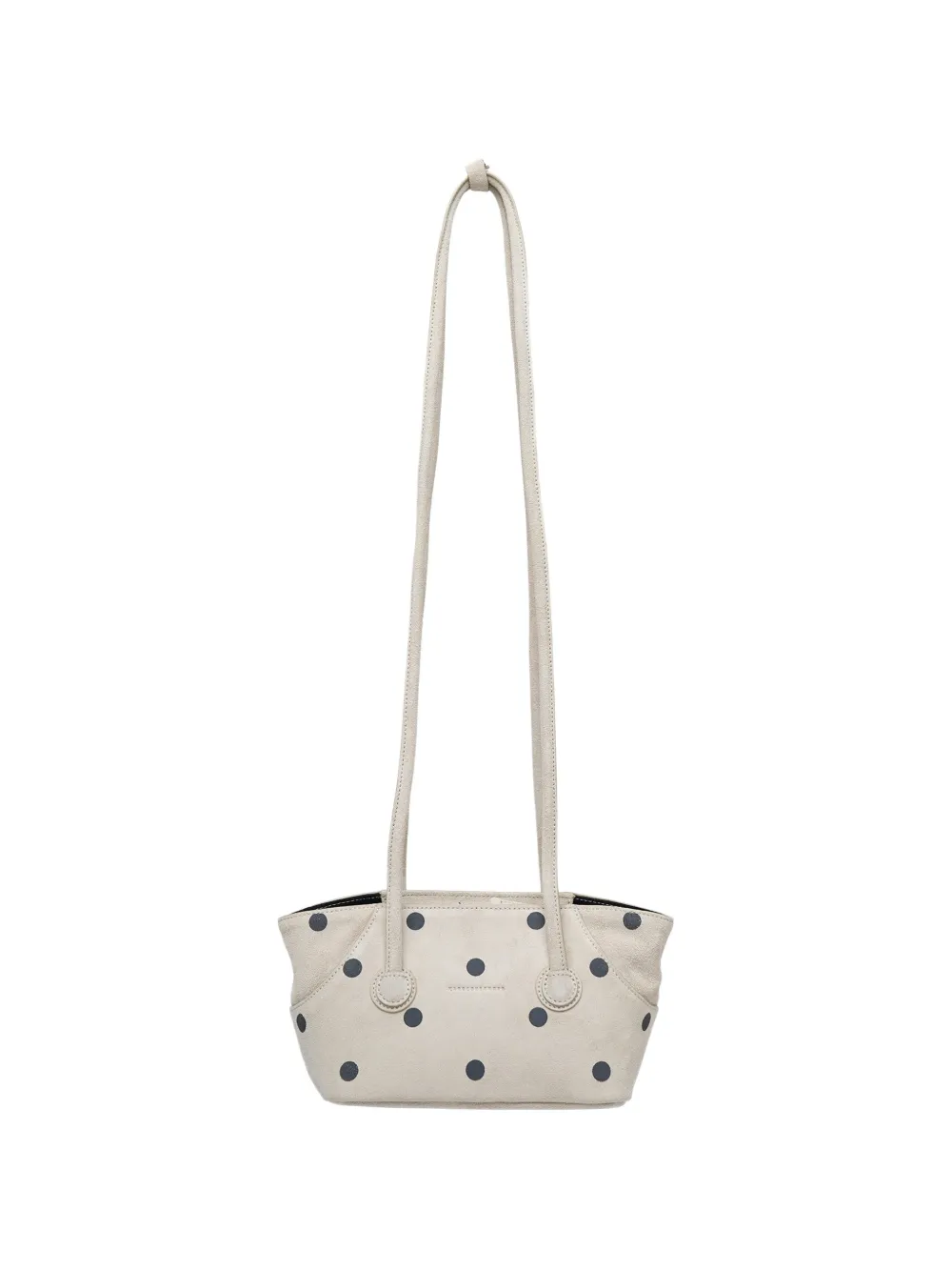 Marge Sherwood polka-dot leather shoulder bag - Toni neutri