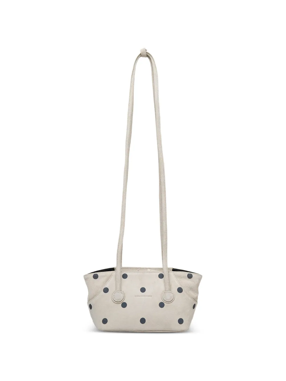 Marge Sherwood polka-dot leather shoulder bag - Toni neutri
