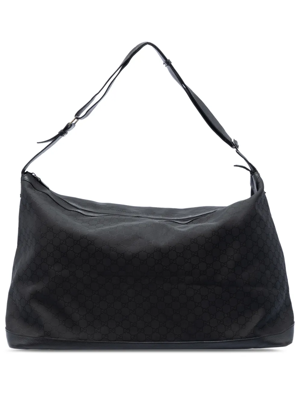 Gucci Pre-Owned Borsa da viaggio GG XL in nylon 2016-2026 - Nero
