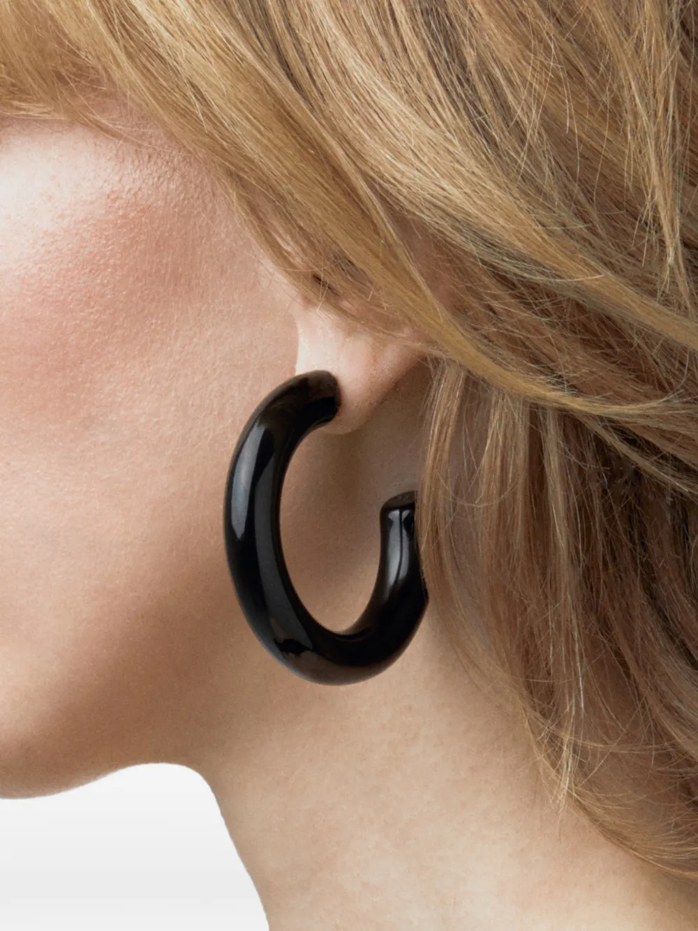 Neeka Studios Big Bold hoop earrings - Nero